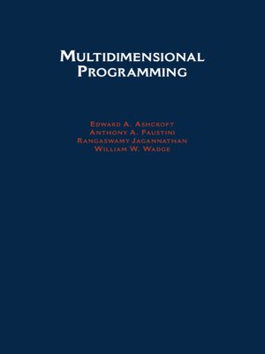 cover image of Multidimensional Programming